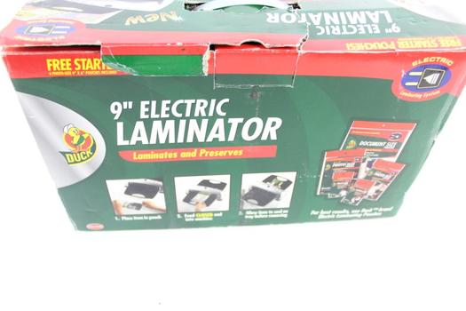 duck 9 electric laminator manual